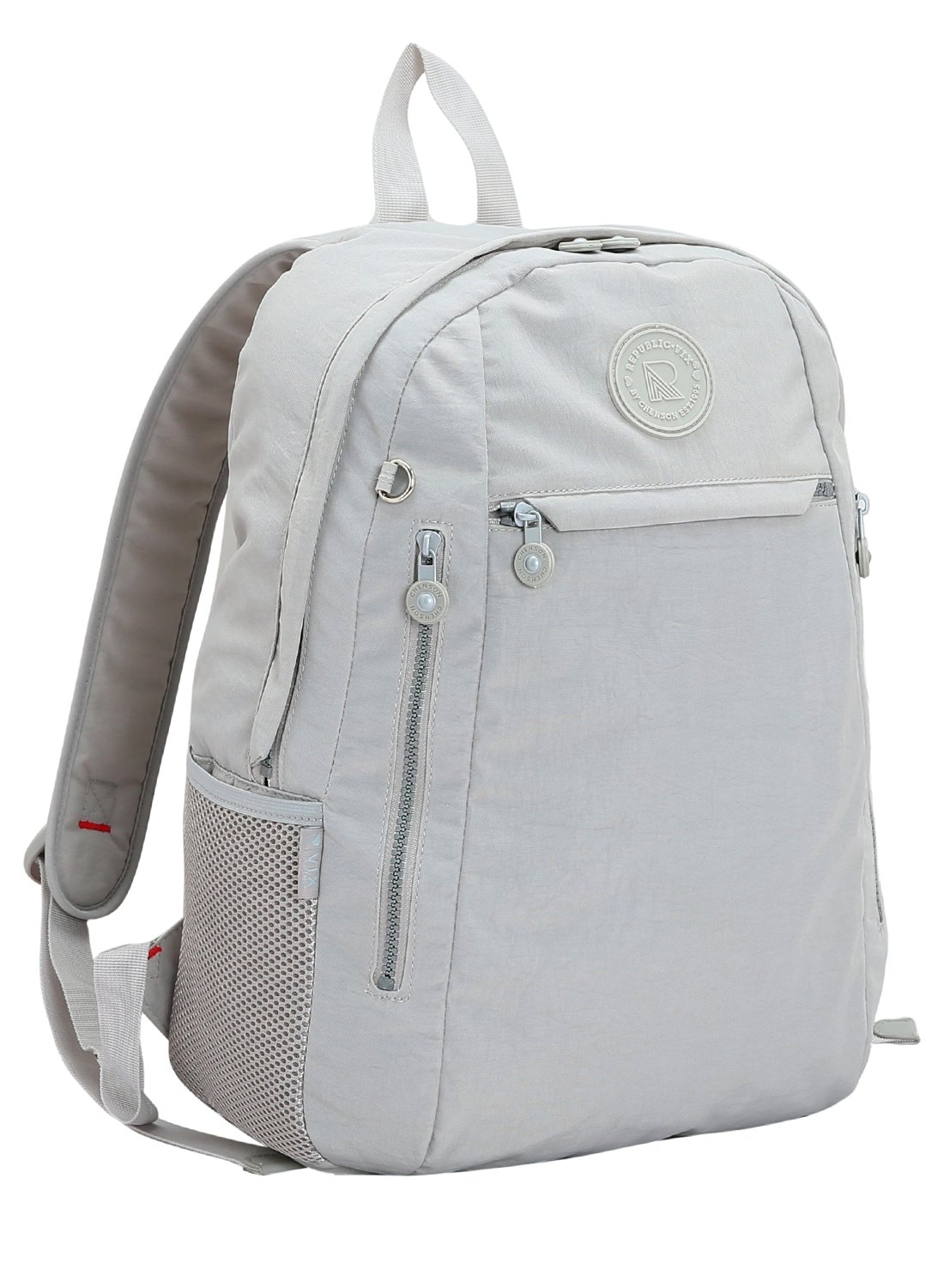 Mochila Casual Republic Vix Cinza para Escola, Faculdade e Trabalho