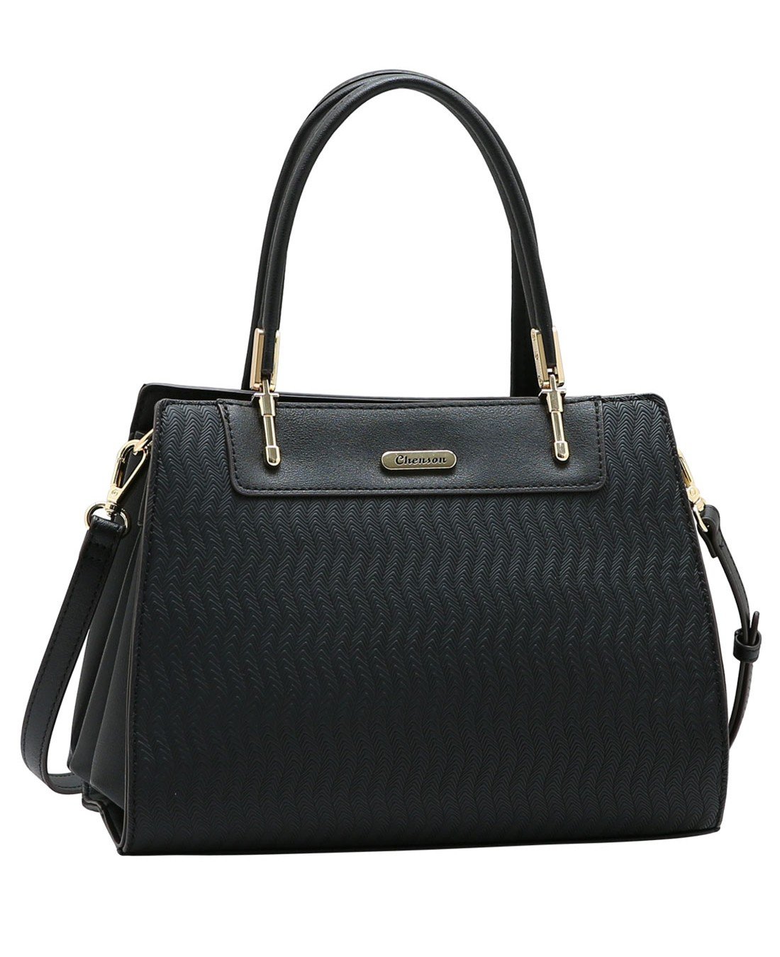 Bolsa Tote Basic Fashion - Alca de Mao - Chenson 3485908 Preto Preto