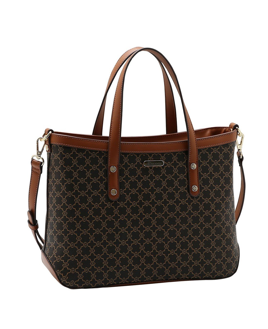 Bolsa Shopper Elemento Grafico - Alca de mao - Chenson 3485888 Cafe