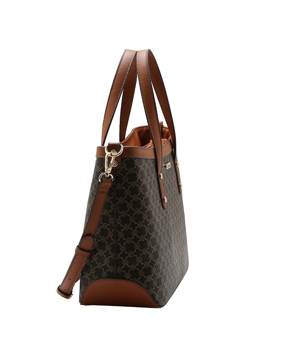 Bolsa Shopper Elemento Grafico - Alca de mao - Chenson 3485888 Cafe Café 2