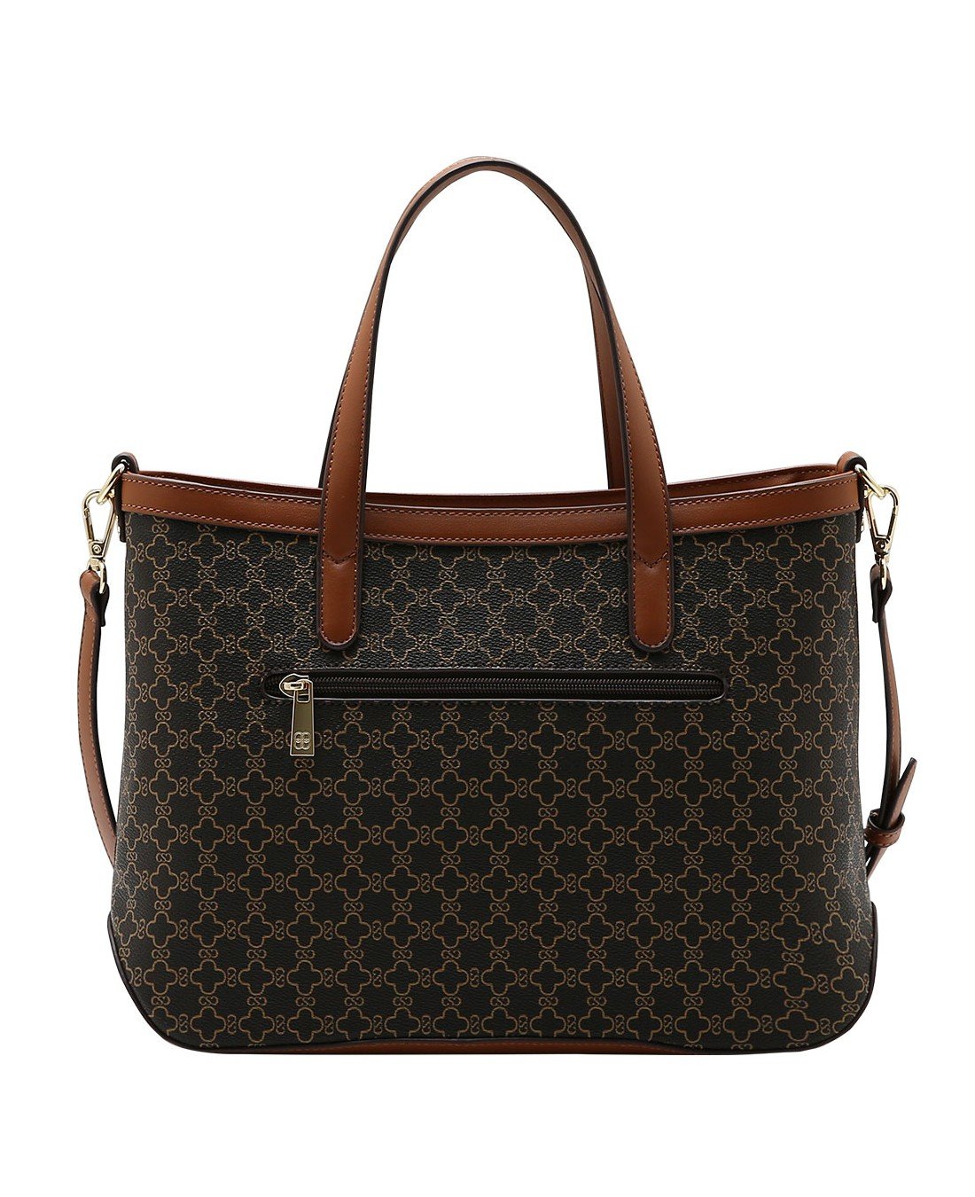 Bolsa Shopper Elemento Grafico - Alca de mao - Chenson 3485888 Cafe Café 4