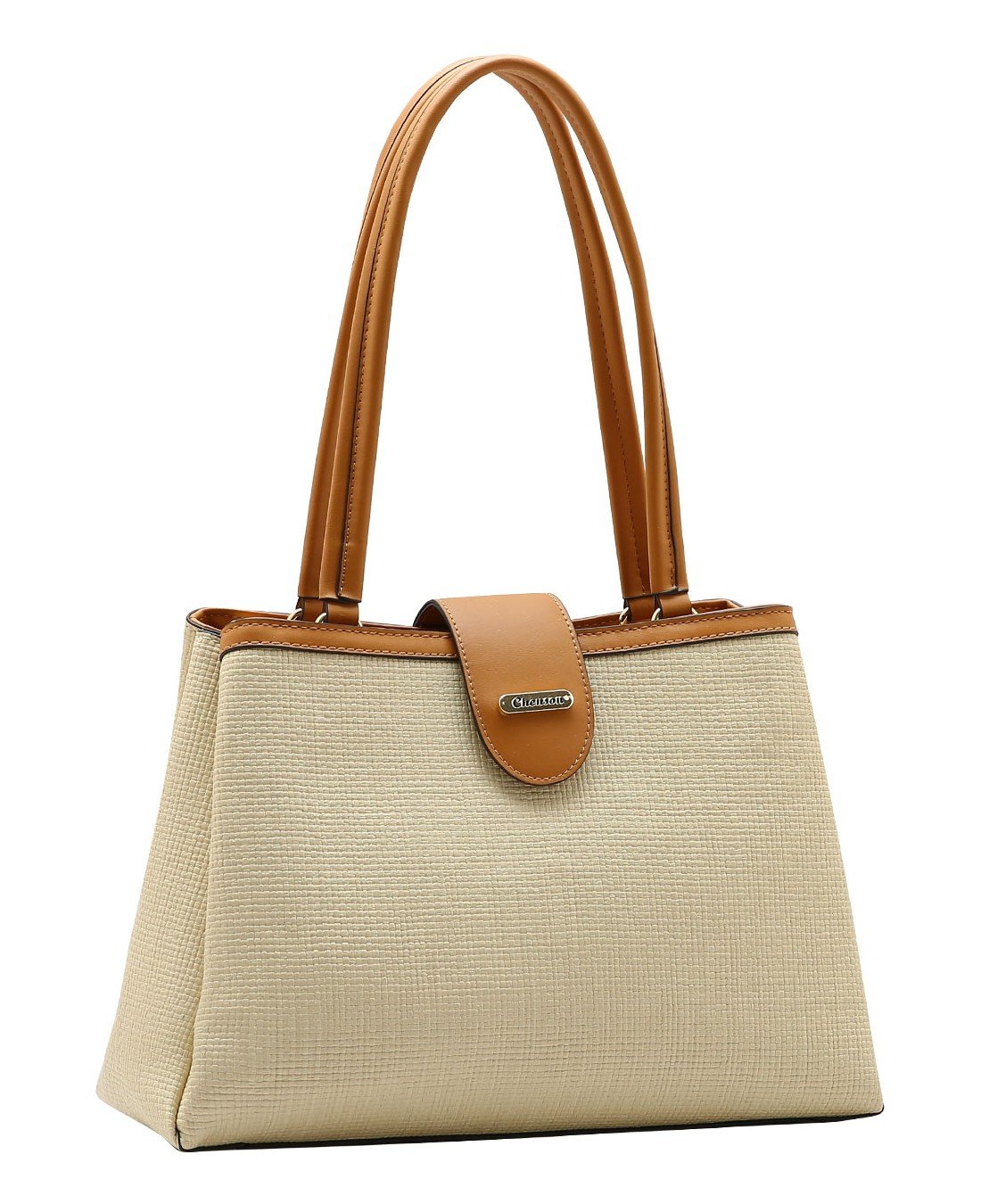 Bolsa Tote Classica Atemporal  - Alca de Ombro - Chenson 3485948 Nude