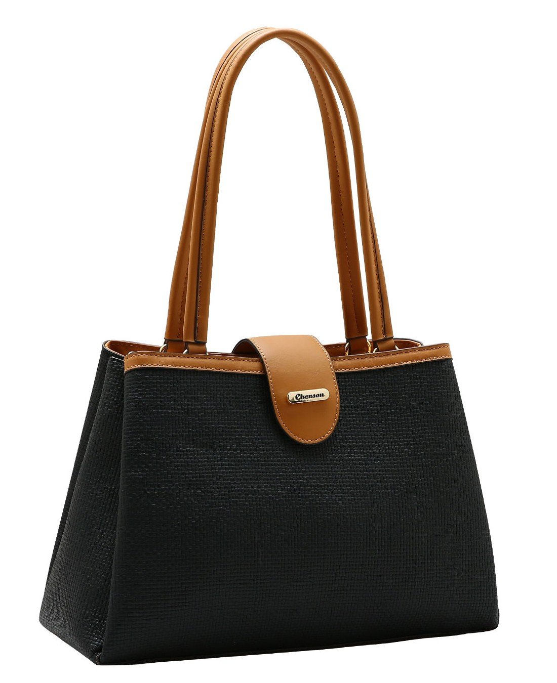 Bolsa Tote Classica Atemporal  - Alca de Ombro - Chenson 3485948 Preto