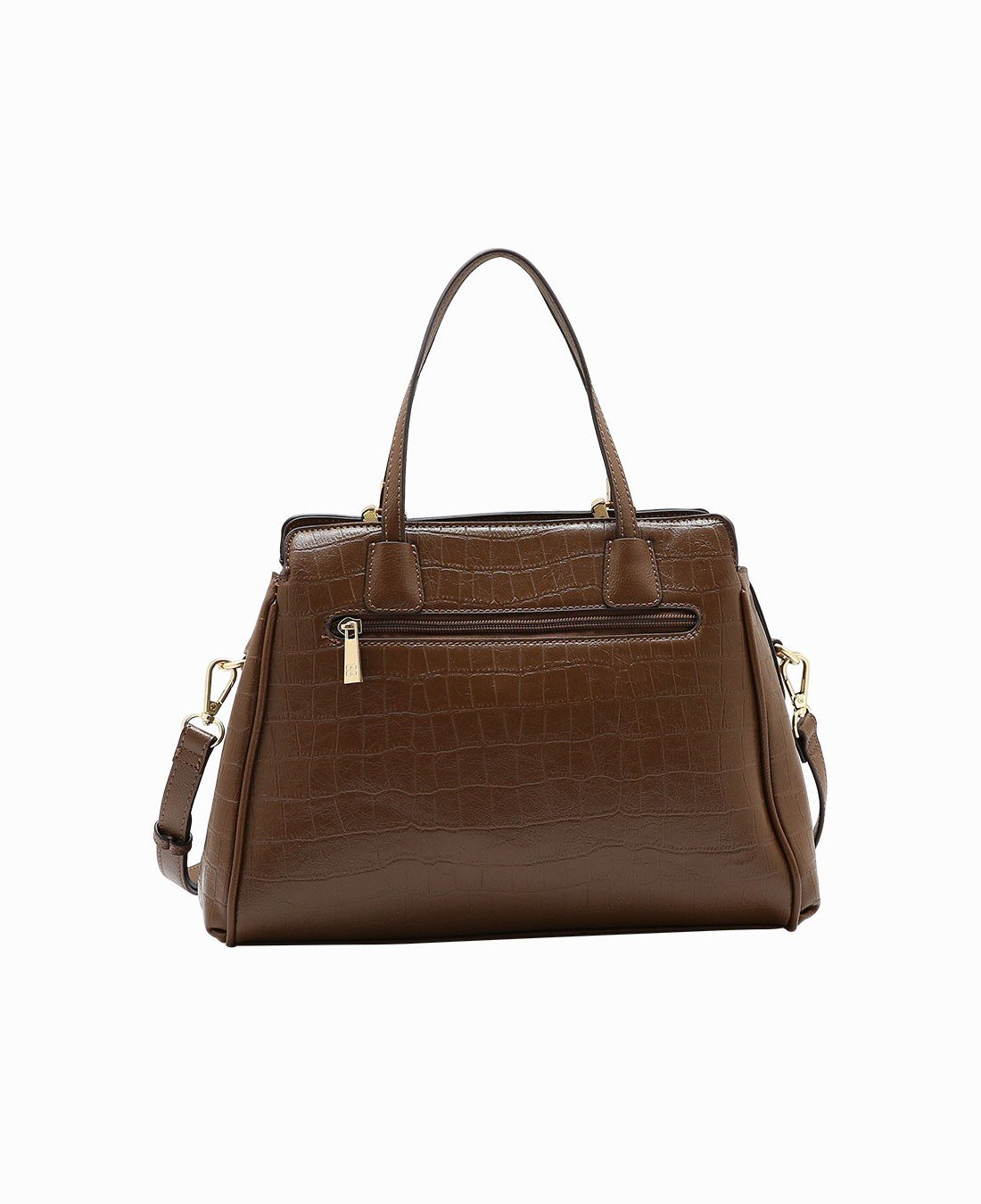 Bolsa Tote Classica Croco - Alca de mao - Chenson 3485958 Cafe Café 2