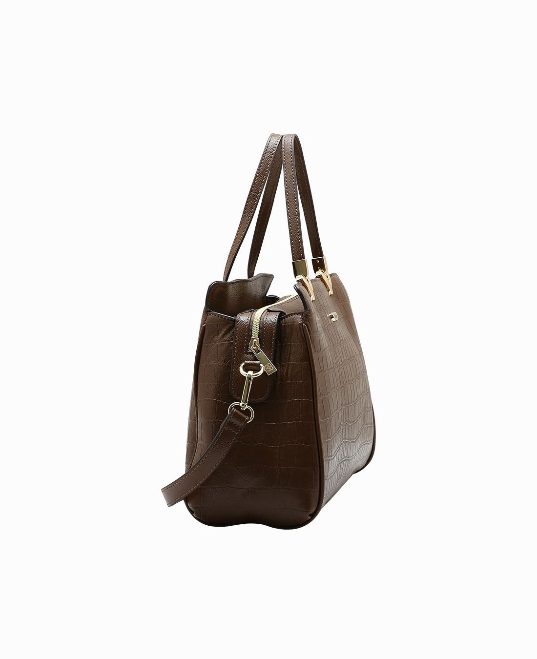 Bolsa Tote Classica Croco - Alca de mao - Chenson 3485958 Cafe Café 4