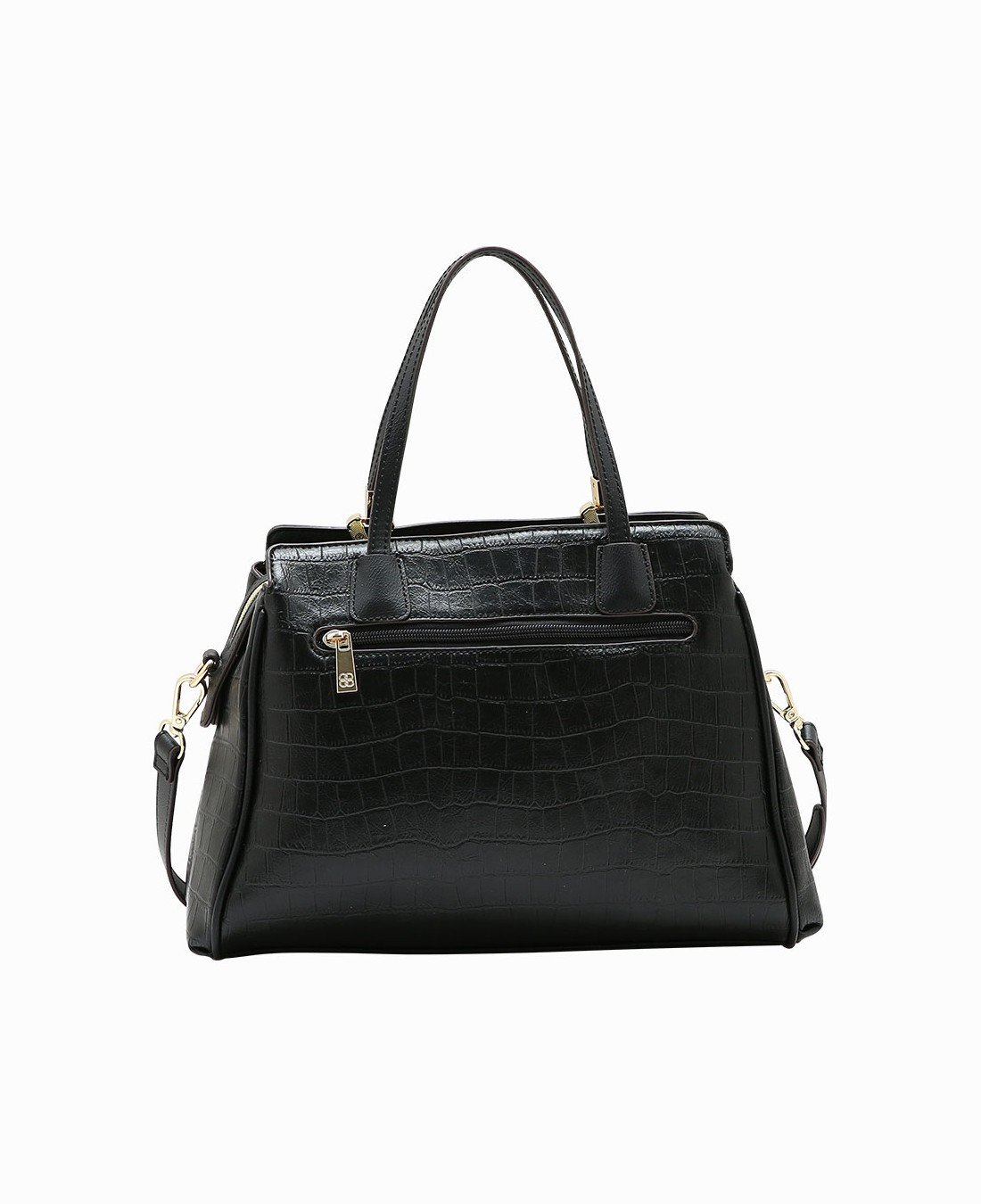Bolsa Tote Classica Croco - Alca de mao - Chenson 3485958 Preto Preto 2