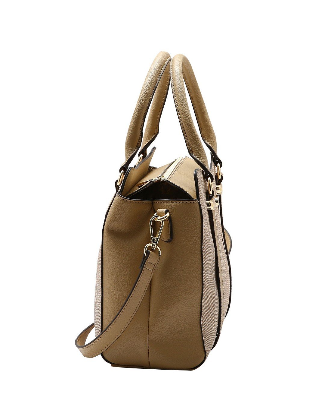 Bolsa Tote Contrastes - Alca de Mao - Chenson 3485924 Bege Bege 2