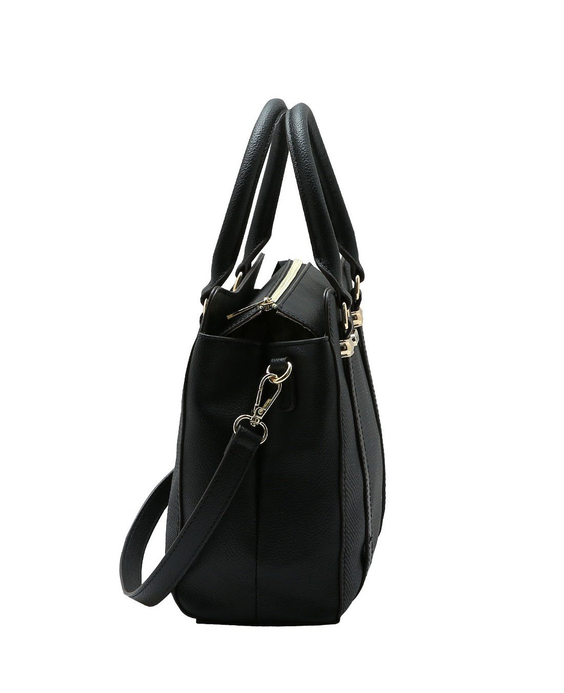 Bolsa Tote Contrastes - Alca de Mao - Chenson 3485924 Preto Preto 2