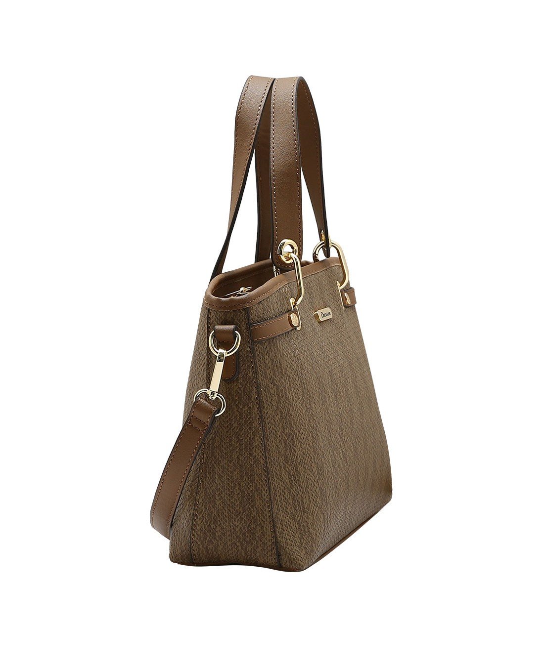 Bolsa Tote Estruturada - Texturas - Alca de Mao - Chenson 3485973 Natural Marrom 2