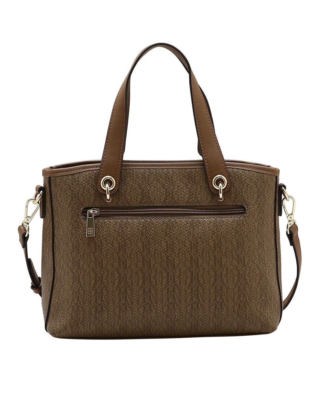 Bolsa Tote Estruturada - Texturas - Alca de Mao - Chenson 3485973 Natural Marrom 4