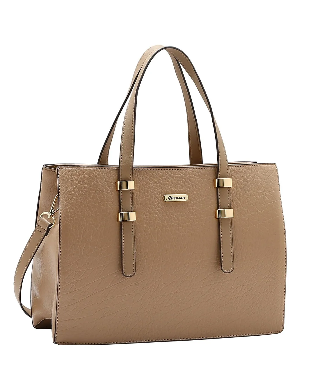 Bolsa Tote Minimalista Soft - Alca de mao - Chenson 3485918 Natural Bege 1
