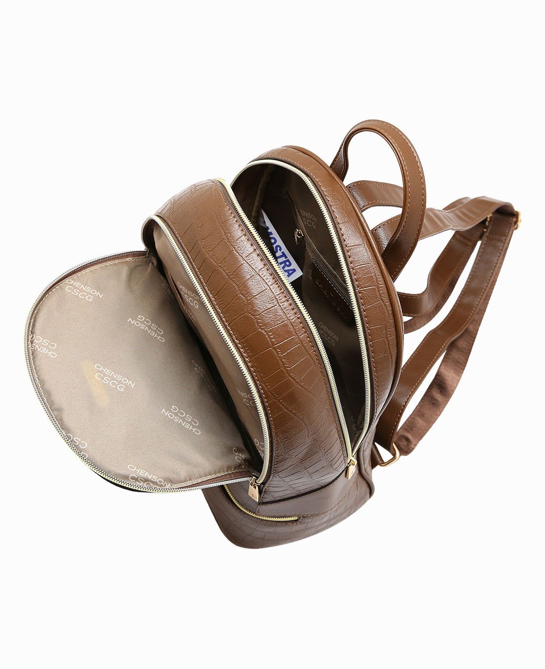 Mochila Feminina Croco - Chenson 8485960 Cafe Marrom 3
