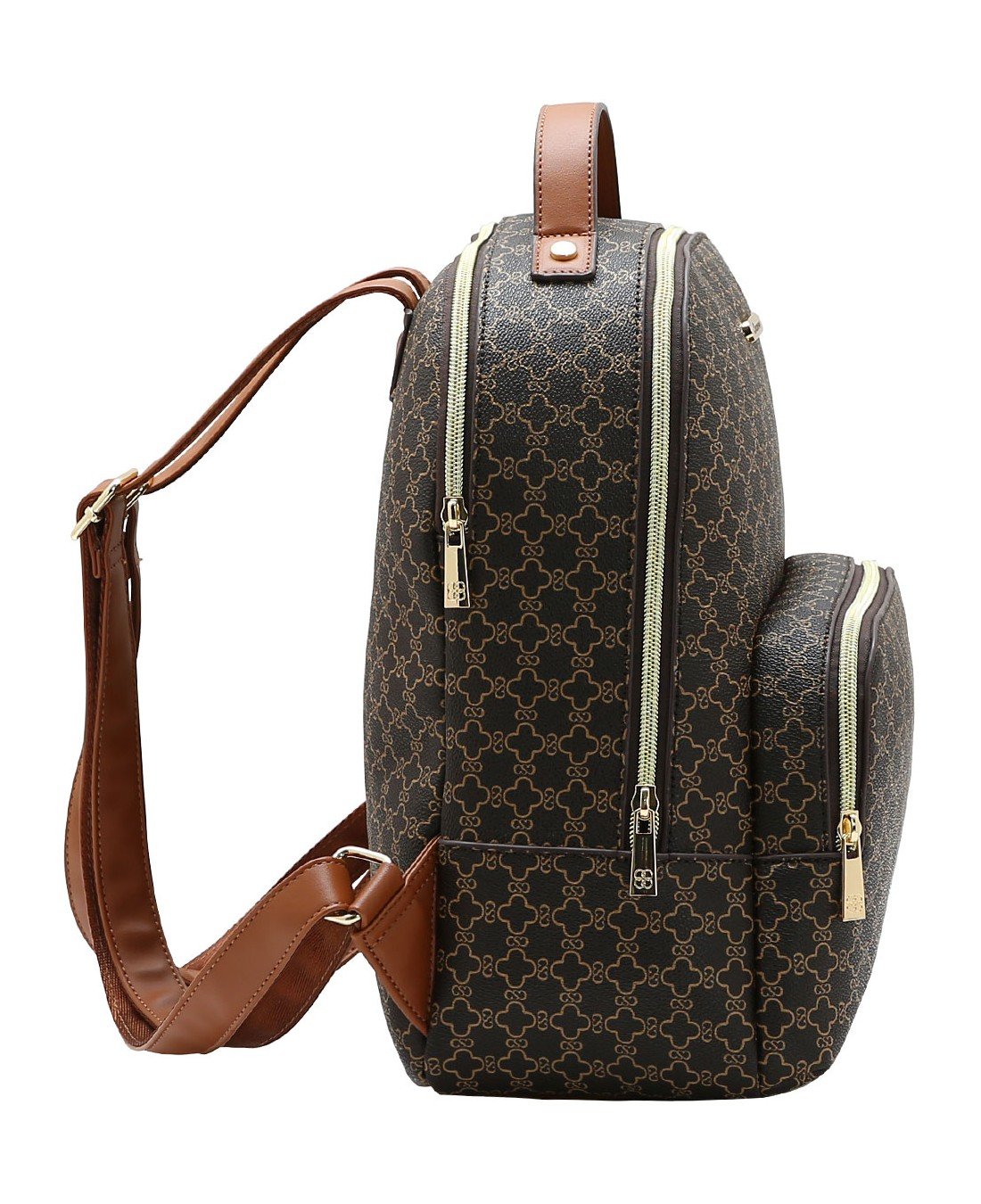 Mochila Feminina Elemento Grafico - Chenson 8485606 Cafe Marrom 2