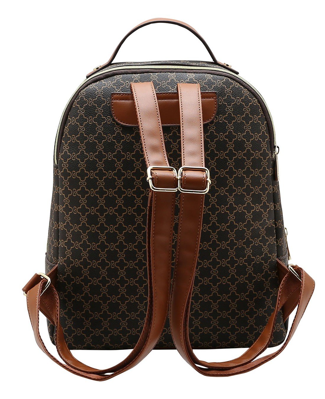 Mochila Feminina Elemento Grafico - Chenson 8485606 Cafe Marrom 4