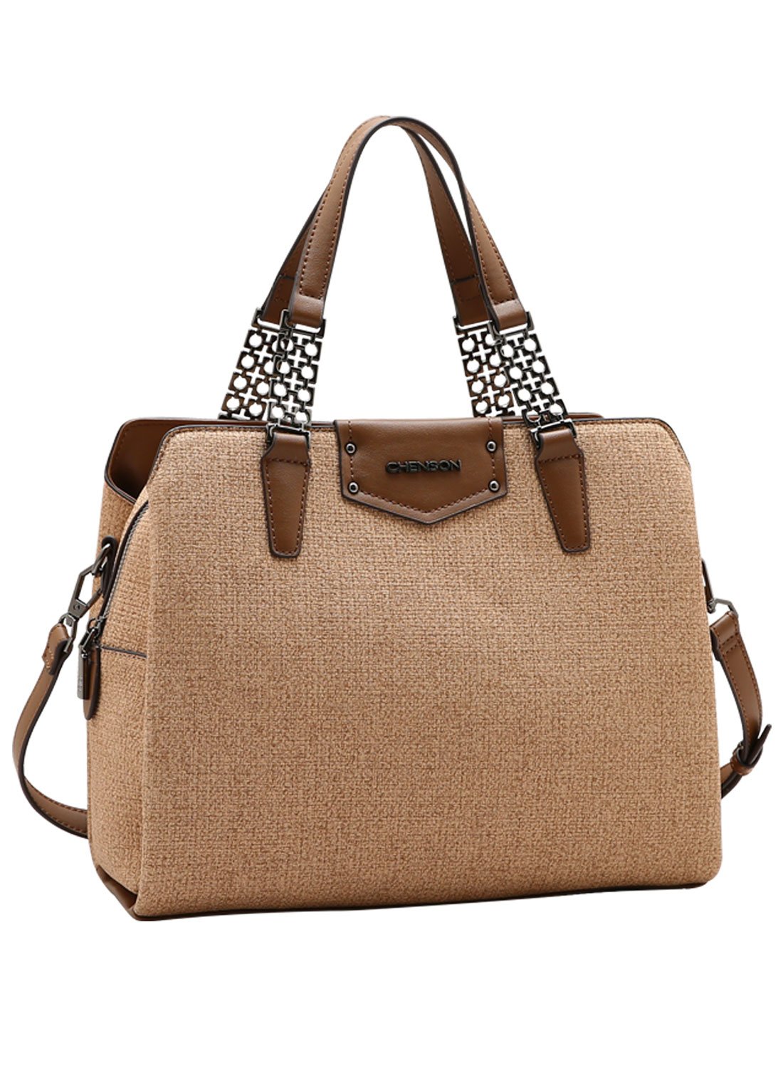 Bolsa Tote - Soft Chic - Chenson 3485863 Marrom Marrom | Renner