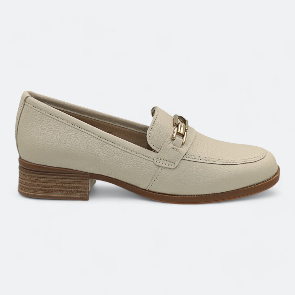 Sapato Pegada em Couro Feminino 22200101 Branco 1