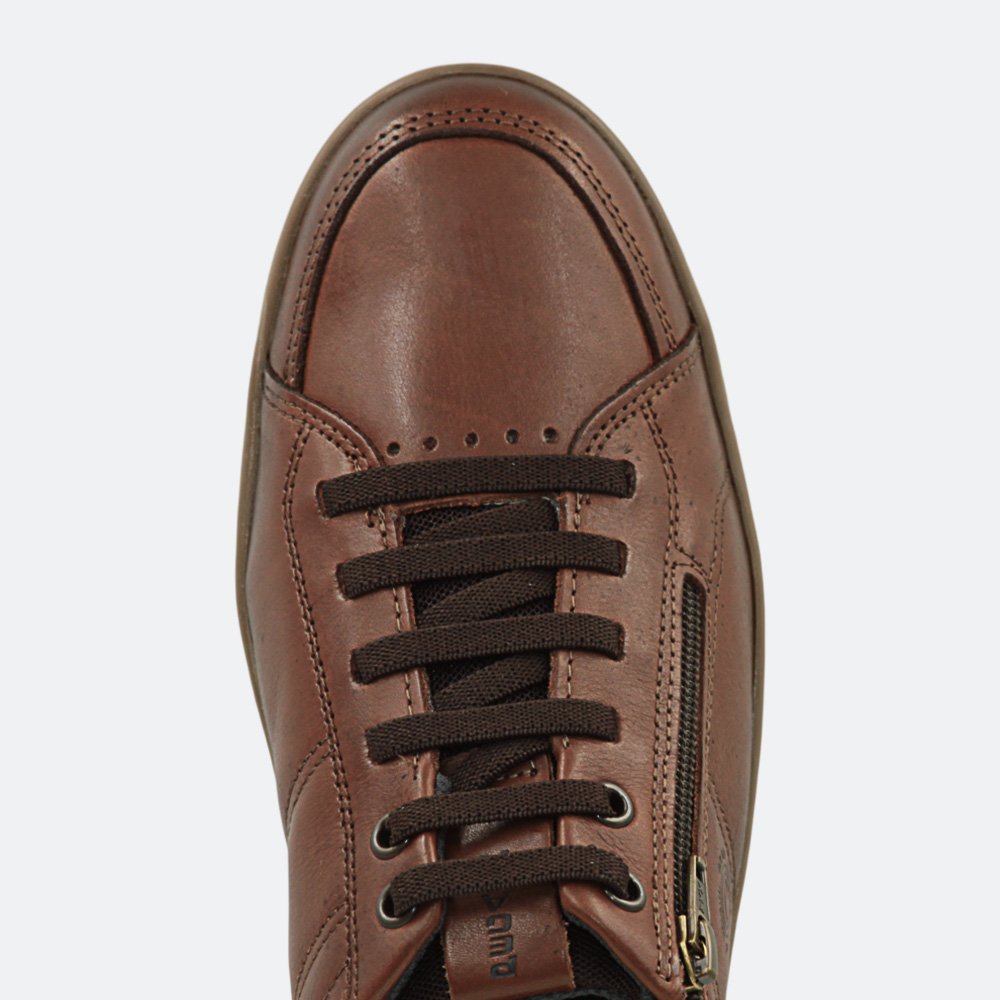 Sapatênis Pegada em Couro Masculino 11931302 Marrom 3