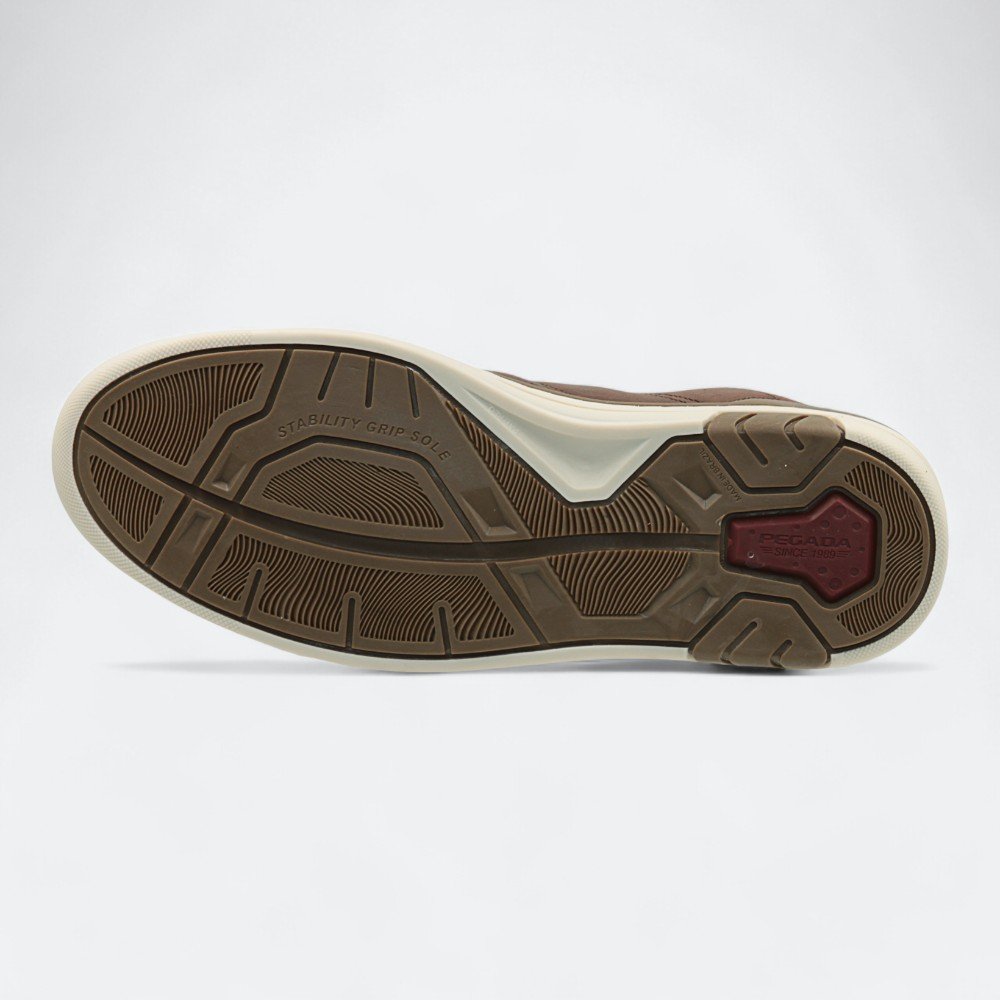 Sapatênis Pegada em Couro Masculino 11931302 Marrom 6