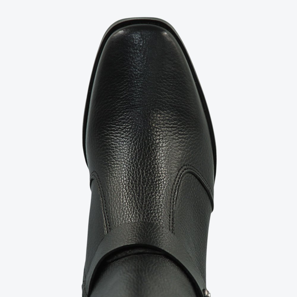 Bota Pegada em Couro Feminina 28236104 Preto 3