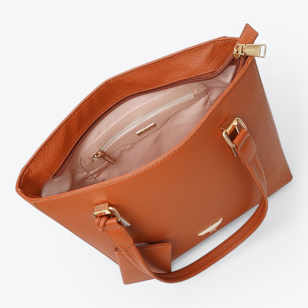 Bolsa Rafitthy Casual Feminina 2815195B Conhaque 5