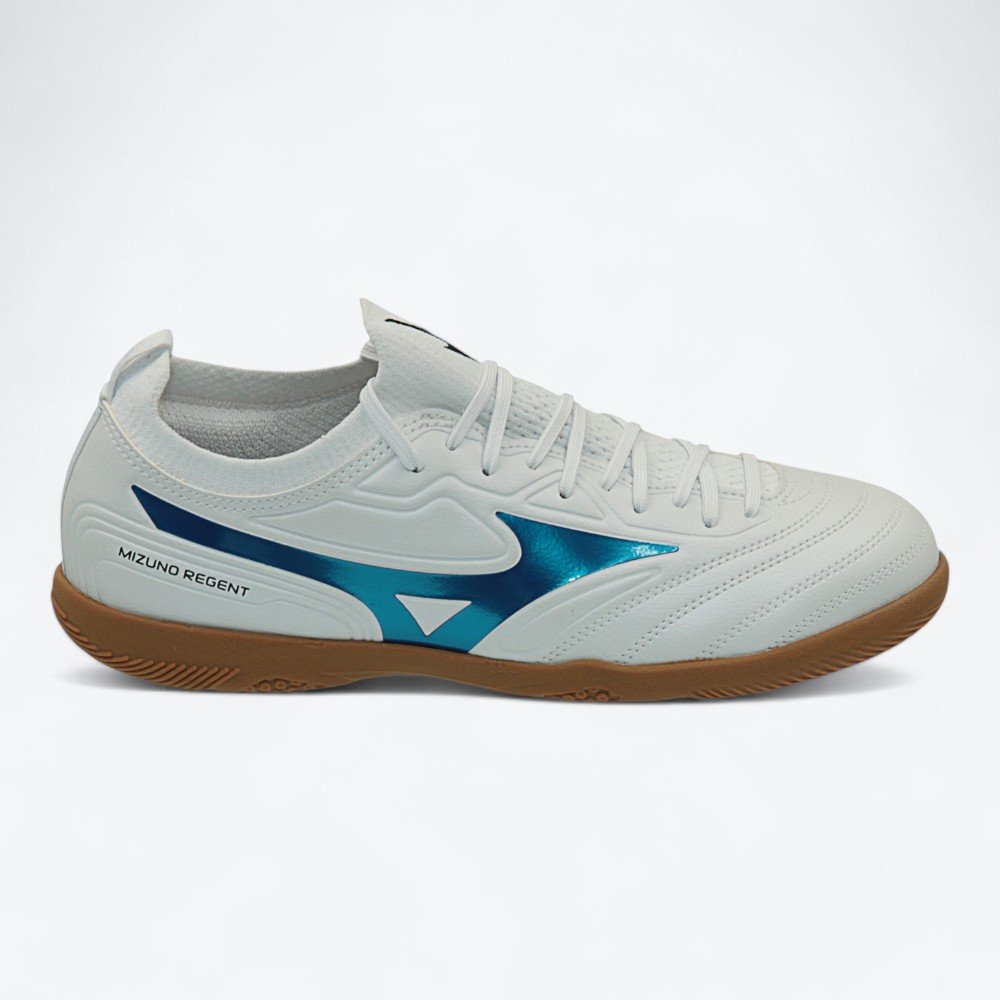Chuteira Mizuno Regent Futsal Masculina 107154154-03 Branco 1