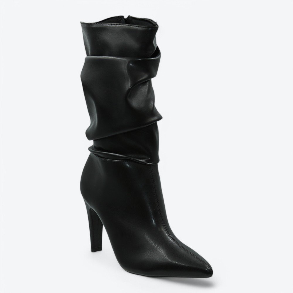 Bota Mariotta Salto Alto Feminina 2084501-01 Preto 2