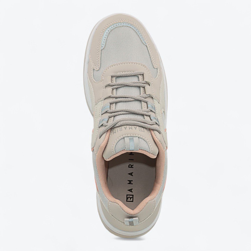 Tênis Ramarim Casual Feminino 2563131-01 Cinza Claro 3