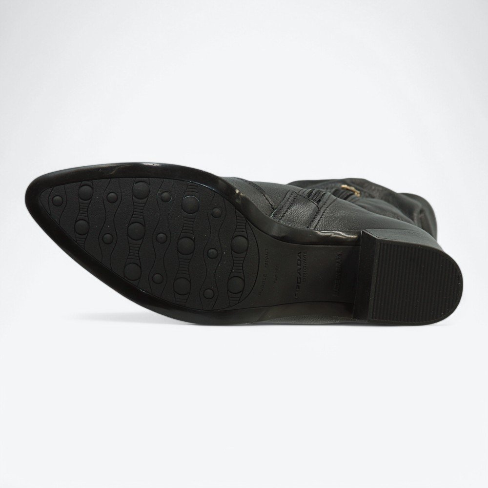 Bota Pegada em Couro Feminina 28090102 Preto 6