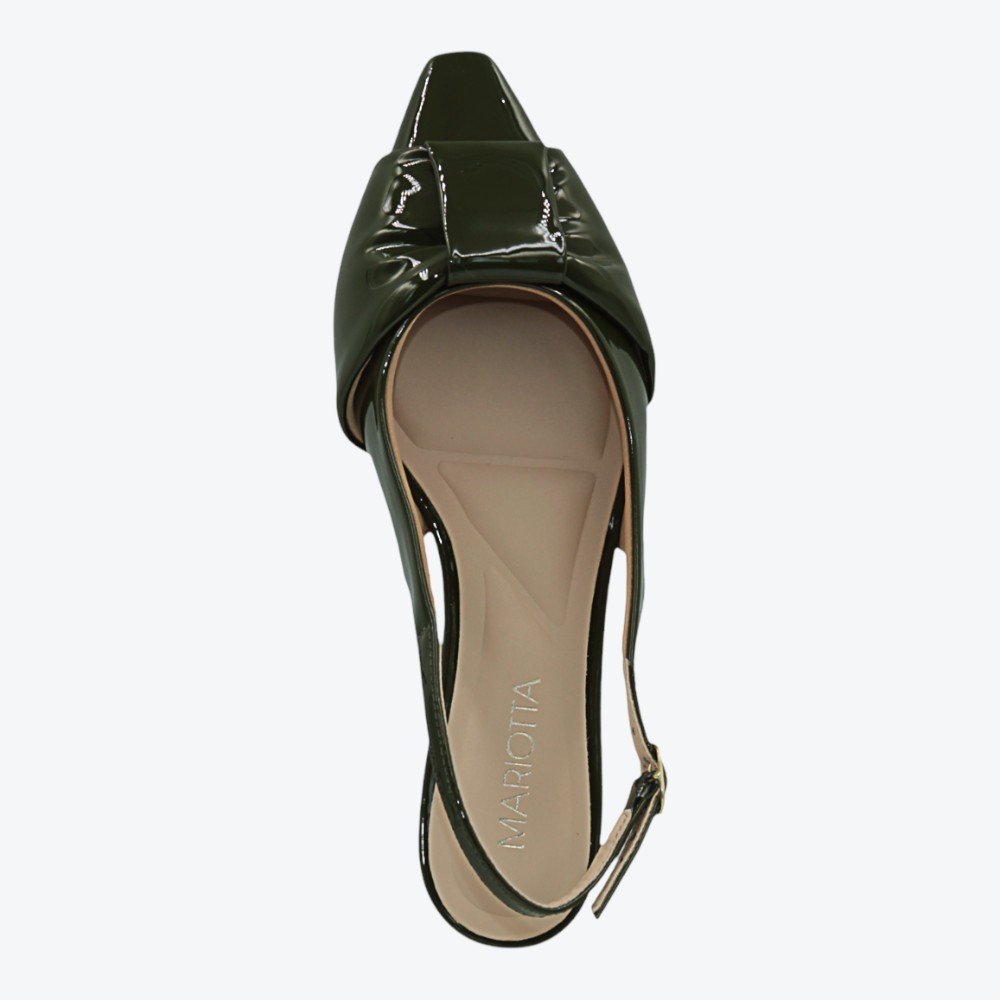 Sapatilha Mariotta Slingback Feminina 1925301-01 Verde 3