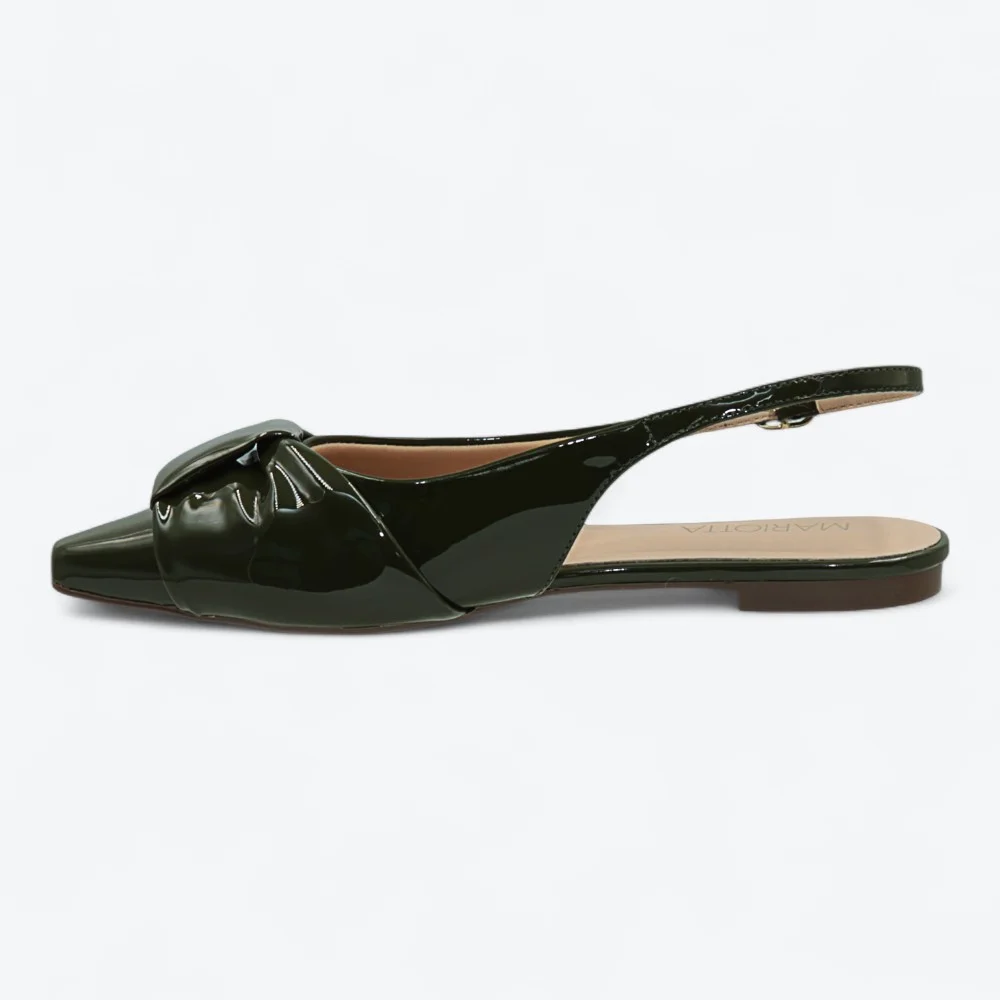 Sapatilha Mariotta Slingback Feminina 1925301-01 Verde 4