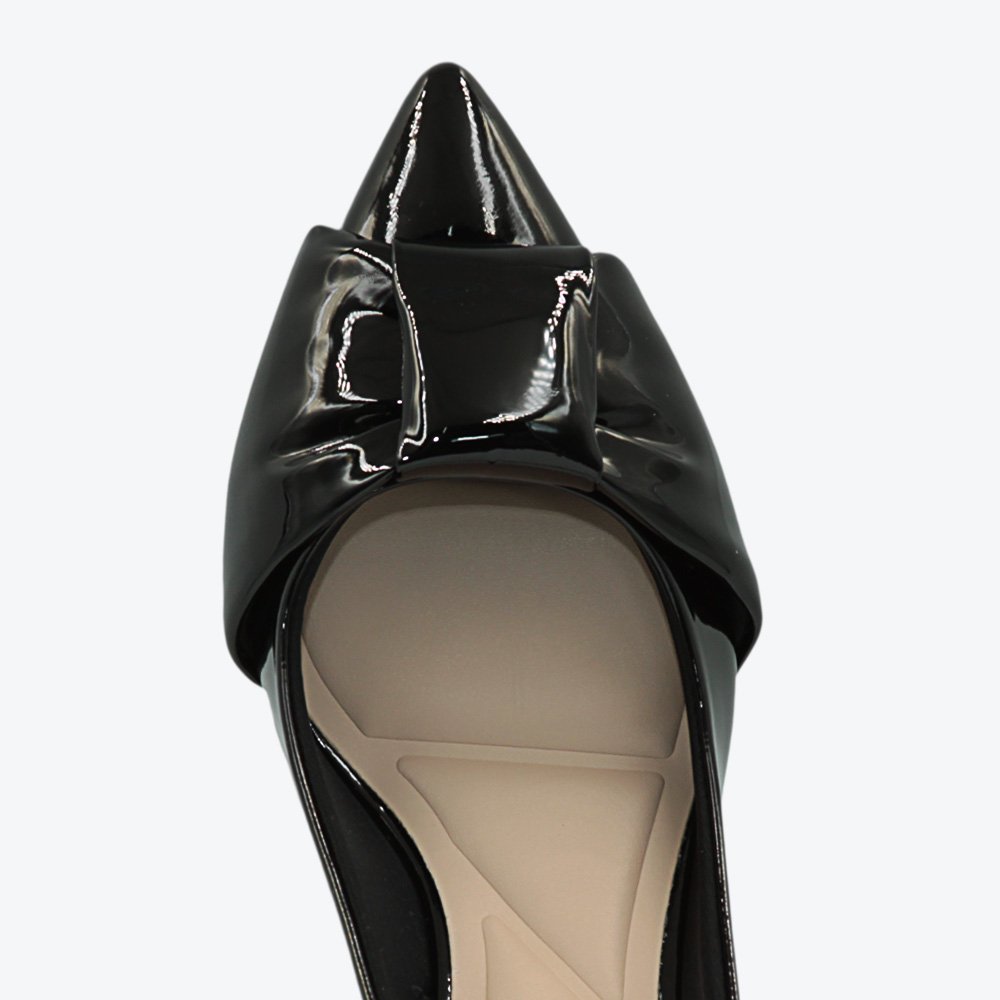 Scarpin Mariotta Slingback Kitten Heels Feminino 1355324-01 Preto 3