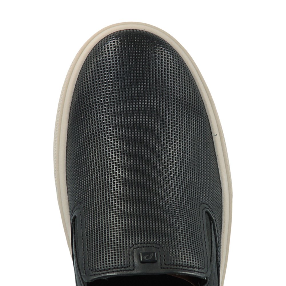 Sapatênis Pegada Slip On em Couro Masculino 11150405 Preto 3