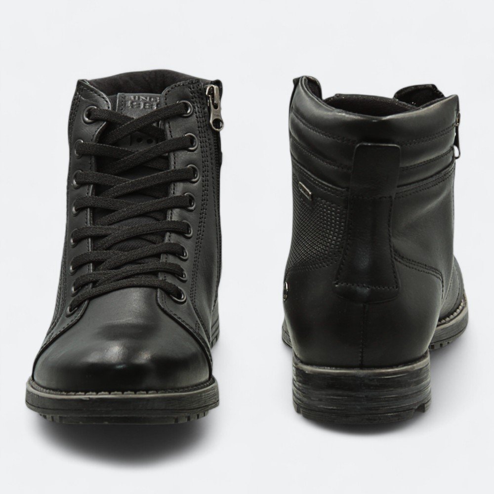 Bota Pegada em Couro Masculina 18074802 Preto 5