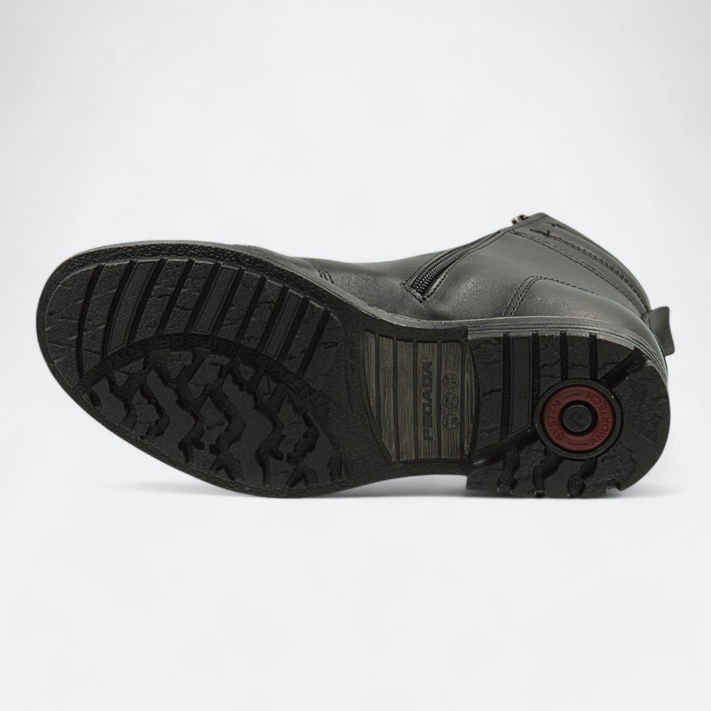 Bota Pegada em Couro Masculina 18074802 Preto 6