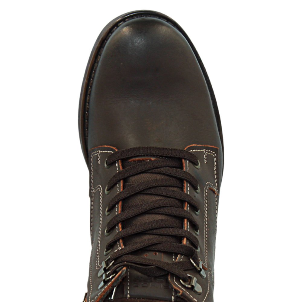 Bota Pegada em Couro Masculina 18074703 Marrom Escuro 3