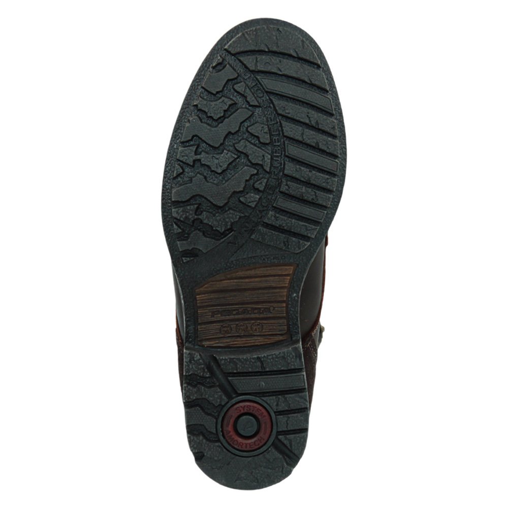 Bota Pegada em Couro Masculina 18074703 Marrom Escuro 6