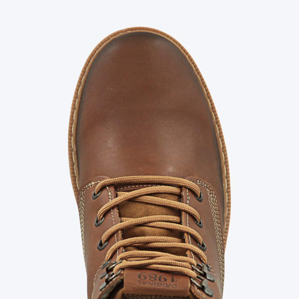 Bota Pegada em Couro Masculina 18150201 Marrom 3