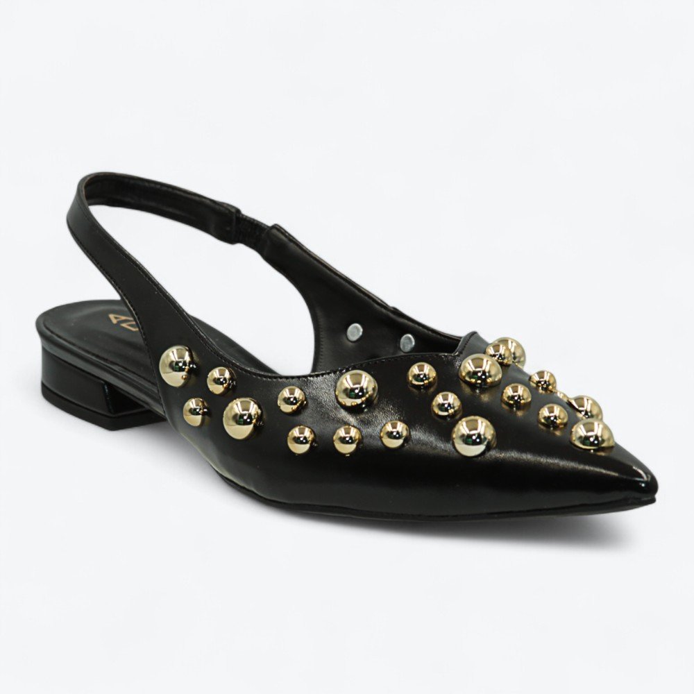Sapatilha Adora Slingback Feminina 1837454-01 Preto 2