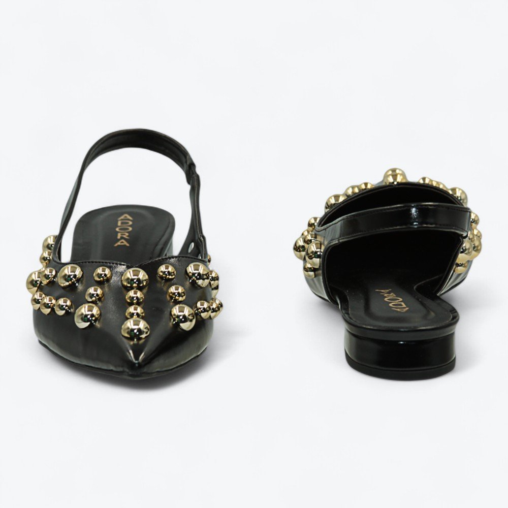 Sapatilha Adora Slingback Feminina 1837454-01 Preto 5