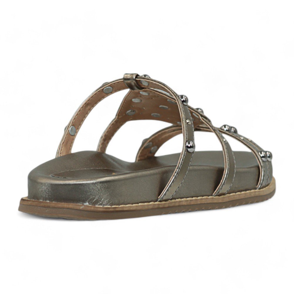 Sandália Adora Papete Feminina 1356833-01 Prata Velho 5