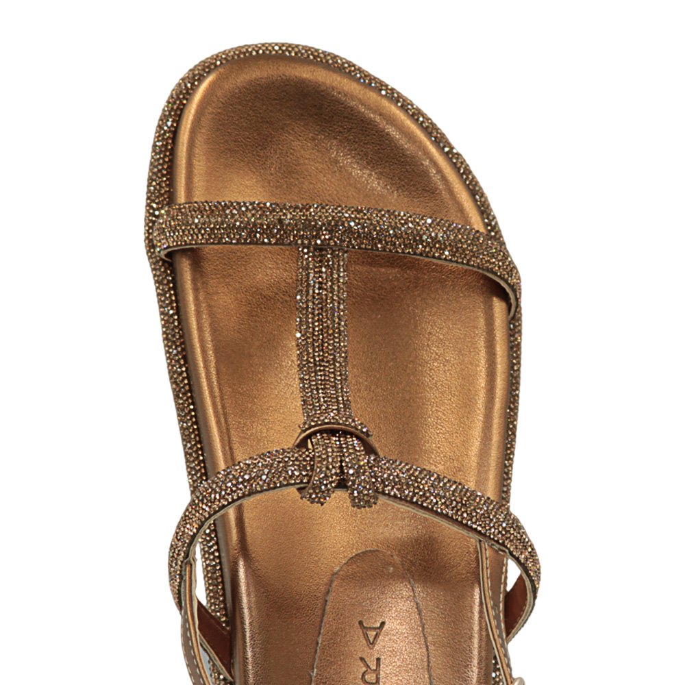 Sandália Adora Papete Feminina 1506835-01 Bronze 3