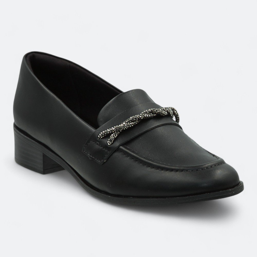Sapato Ramarim Salto Baixo Feminino 2416204-01 Preto 2