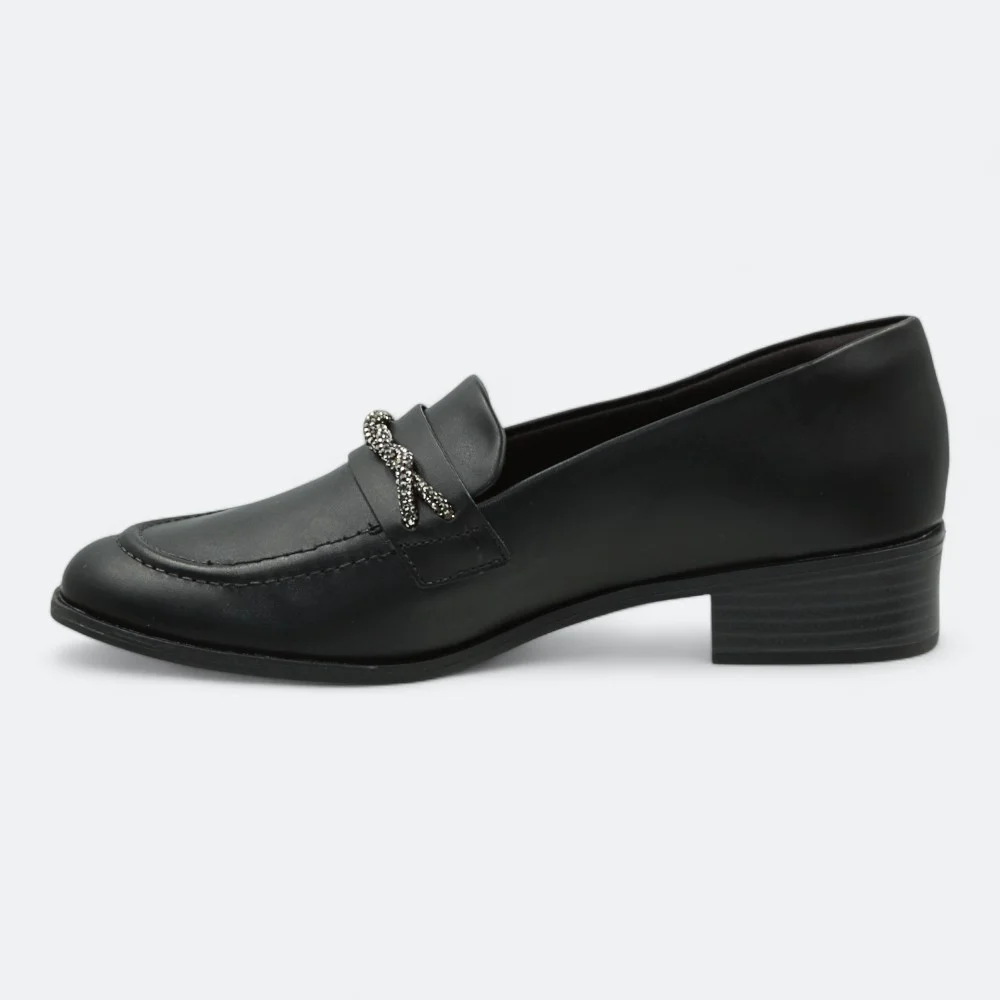 Sapato Ramarim Salto Baixo Feminino 2416204-01 Preto 4