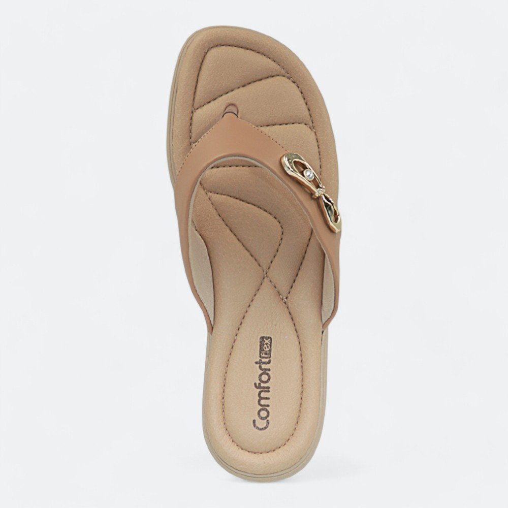 Chinelo Comfortflex Feminino 2480333-02 Nude