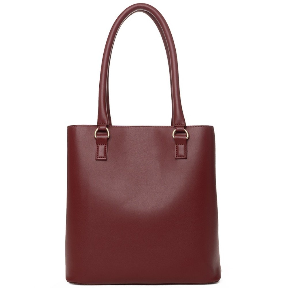 Bolsa Rafitthy Casual Feminina 2824253A Vinho 4