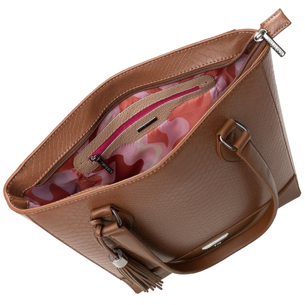 Bolsa Rafitthy Casual Feminina 2815150A Café 5