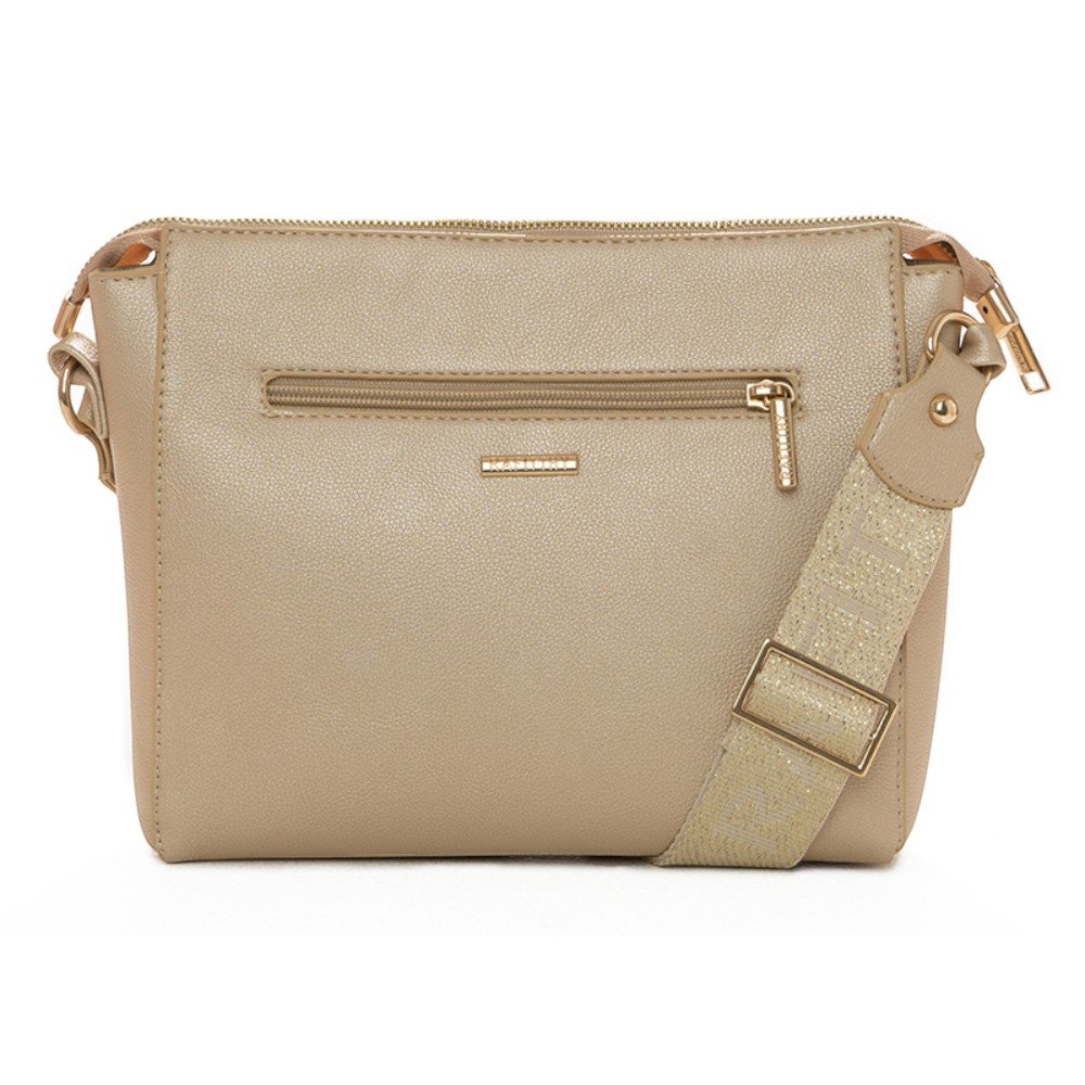 Bolsa Rafitthy Casual Feminina 2815122A Ouro Light 4