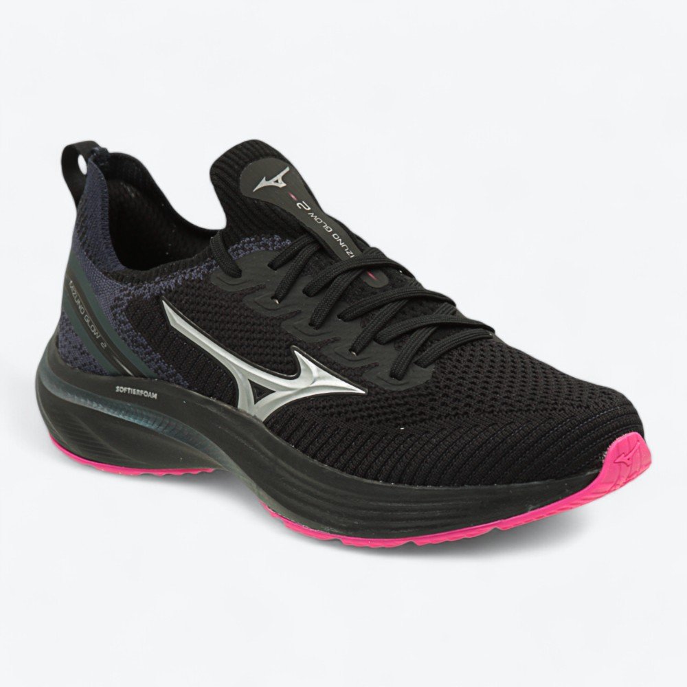 Tênis Mizuno Glow 2 Feminino 101121121-02 Preto 2
