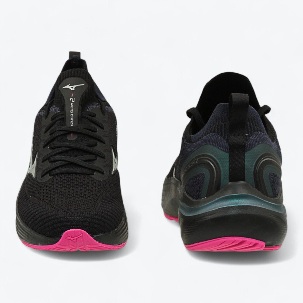 Tênis Mizuno Glow 2 Feminino 101121121-02 Preto 5