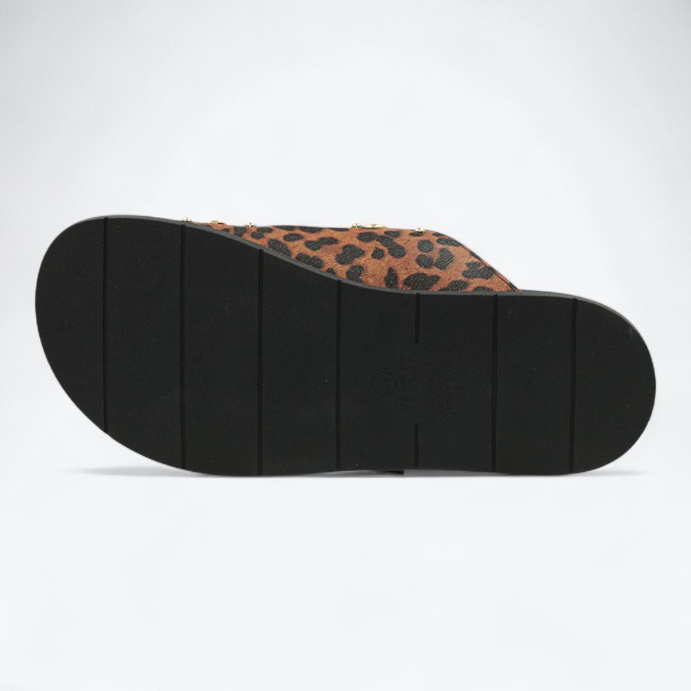 Sandália Mariotta Papete Feminina 2067524-01 Onça 6